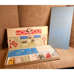Monopoly Parker Bros no 0009 Boardgame Complete Vintage 1985